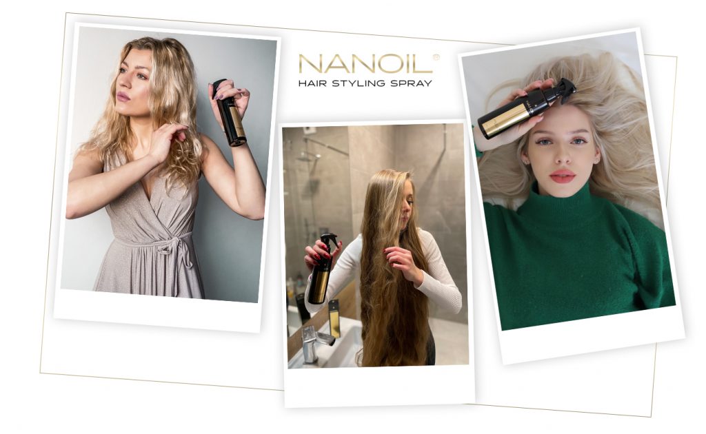 Nanoil en spray för förbättrad hantering av håret