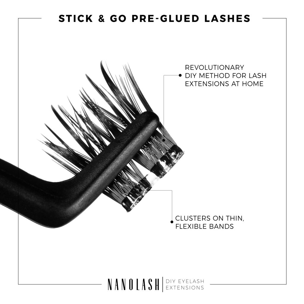 DIY-förlimmade ögonfransar nanolash